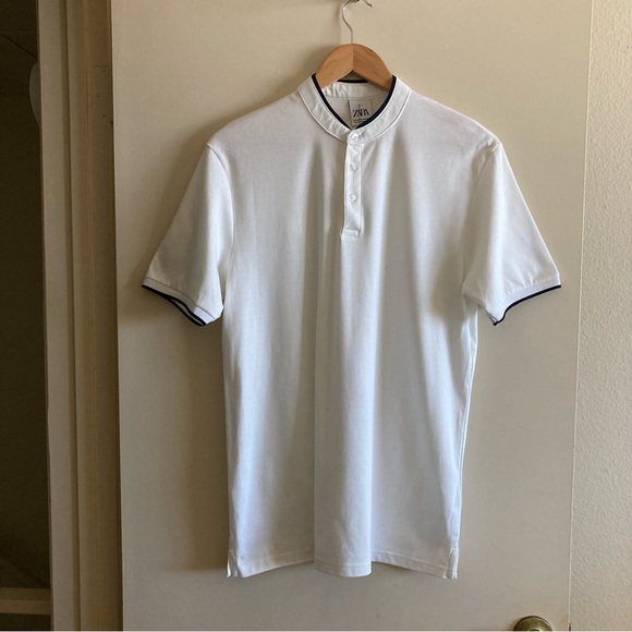 Zara Men's White Polo Shirt | NWT - Picture 1 of 8